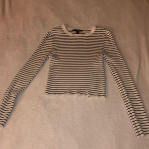 Super cute striped crop top